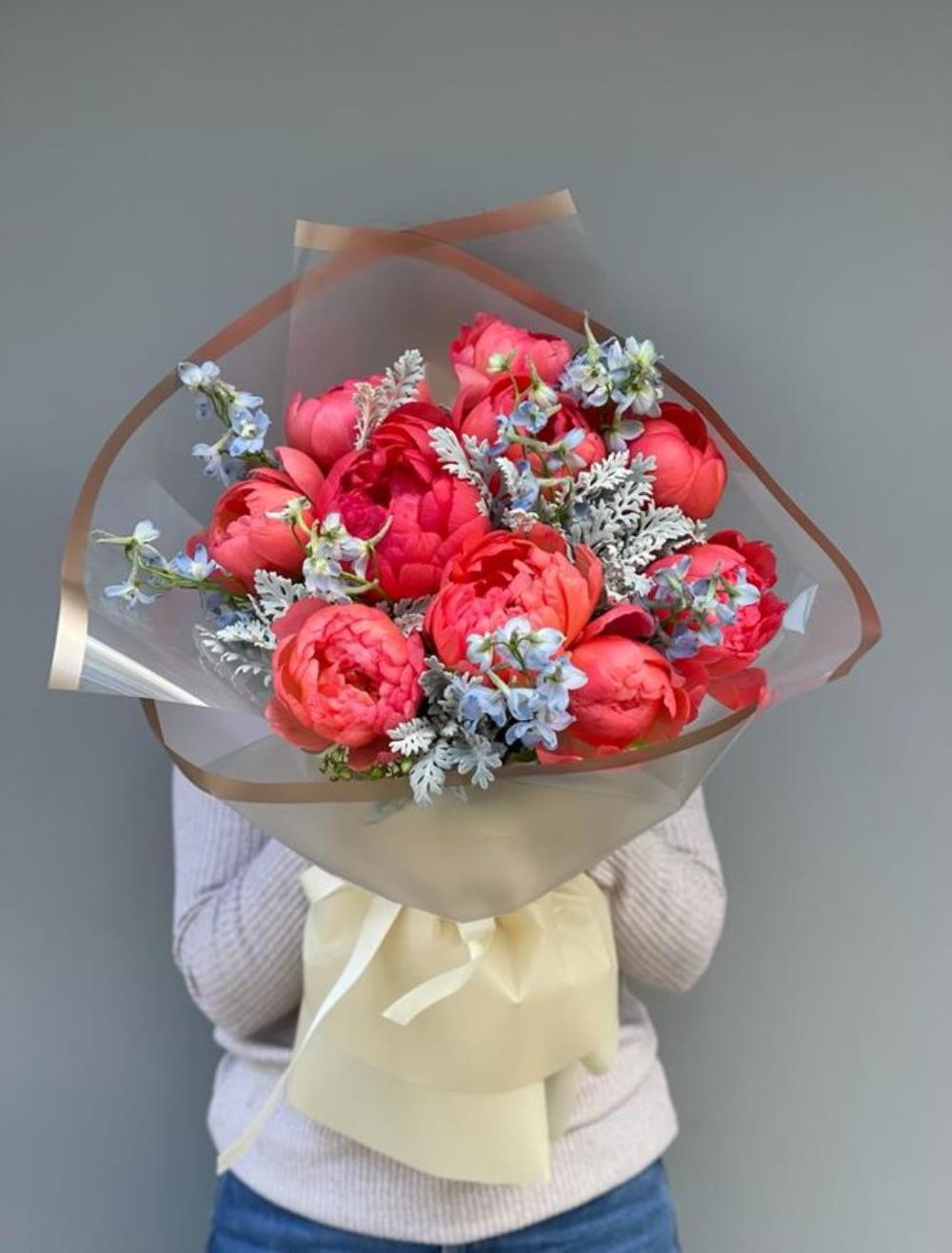 Coral Charm Mercan Şakayık Buketi 